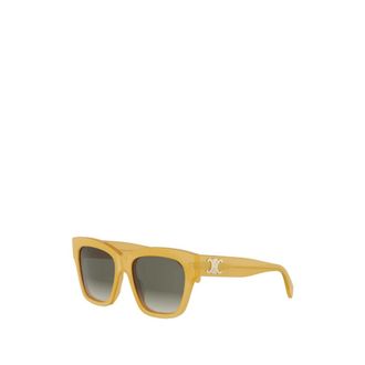 Celine Sunglasses, female, Orange, Size: 55 MM Triomphe Sunglasses
