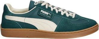 Puma Puma, Fitness, Heren, Groen, 44 EU, Leer, Super Team Sneakers