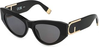 Furla SFU881 0700 Womens Sunglasses Black Size 54