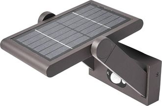 Lucande Lucande L&aacute;mpara Solar Exterior valerian En Negro De Aluminio