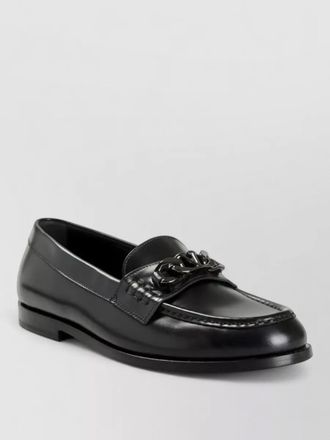 Valentino Garavani leather slip-on loafers