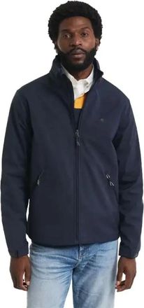GANT Soft Shell Jacket - Heren - Zomerjassen - Blauw - S - Polyester - Jassen