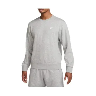 Nike Fitness, Heren, Grijs, S, Katoen, Club French Terry Crew
