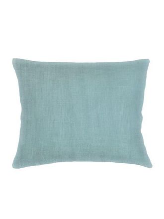 Anaya with Love So Soft Linen Luxe Blue Dutch Euro Pillow with Down Alternative Insert in Mist Blue at Nordstrom, Size 28X36