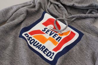 Dsquared2 Dsquared&sup2; Logo Print Cotton Hoodie Sweatshirt Womens Sweater (Pre-Owned)