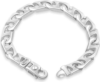 Pompeii3 Mens Marine 14k Gold (53gram) or Platinum (99gram) 9.5mm Link Bracelet 8.5