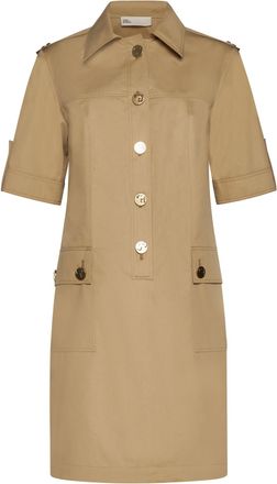 Tory Burch Beige camp Mini Dress