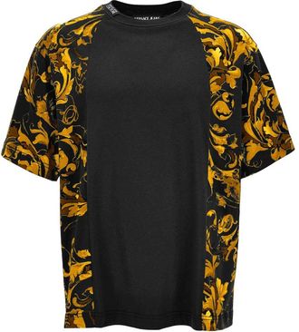 Versace Jeans Couture Barocco-print Panelled T-shirt