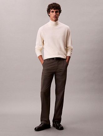 Calvin Klein Trui met hooggesloten hals van merinowol