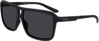 Dragon The Jam Upcycled Polarized Sonnenbrille für Herren | grau/schwarz
