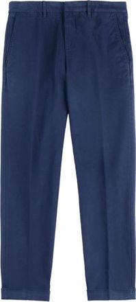 Fay Denim Omgeslagen Zoom Broek - Heren - Straight fit broeken - Blauw - W35 - Denim - Broeken