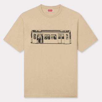 Kenzo City Logo Print Cotton T-Shirt, Size Medium