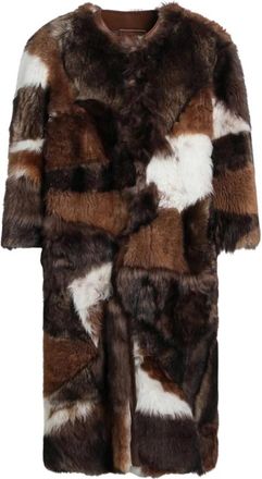 Prada Cappotto Monopetto - Dames - Mantel - Veelkleurig - M - Jassen