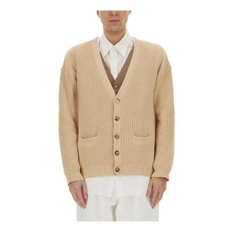 Moschino Cardigan - male - Moschino - Cardigans - Beige - M - Knitwear