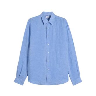 Aspesi Casual Shirts, male, Blue, Size: 2XL Comma Shirt