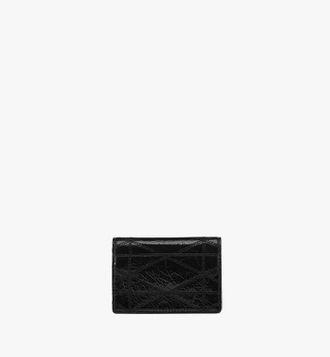 MCM Travia Card Wallet - Black