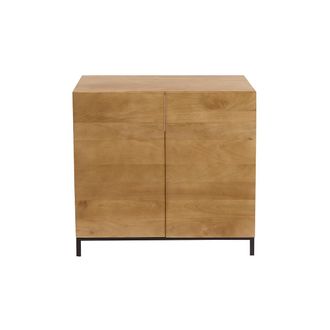 Miliboo Mueble De Ba&ntilde;o De Madera Maciza De Mango L80 Cm Ypster