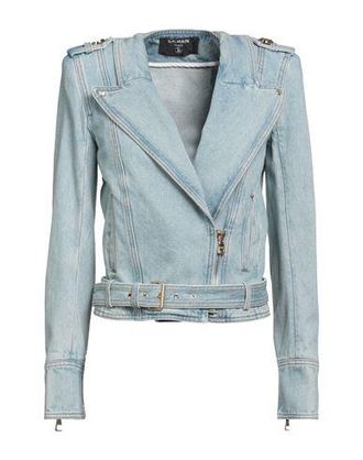 Balmain COATS & JACKETS - Denim outerwear on YOOX.COM