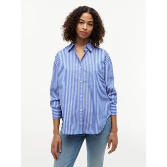 Tommy Hilfiger Gestreepte dameshemd in popeline