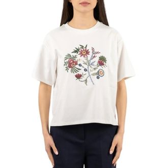 Max Mara Dames, Tops, Wit, Maat: L