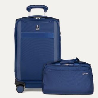 Travelpro Versapack + Softside Carry On & Underseat Travel Tote Bag Luggage Set in Estate Blue at Nordstrom