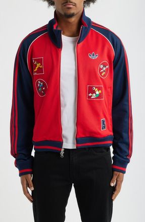 adidas Originals x Brain Dead Track Jacket in Better Scarlet at Nordstrom, Size Xx-Large