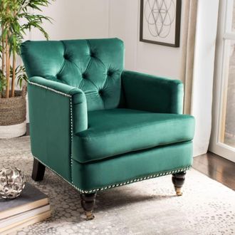 Safavieh Silla de acento en madera de abedul, negro