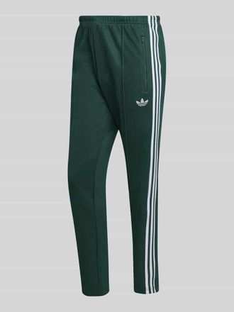 adidas Originals Slim Fit Sweathose aus Baumwoll-Mix in Dunkelgruen, Gr&ouml;&szlig;e XXL