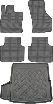OEM Volkswagen Arteon Sed&aacute;n Desde Junio De 2017. Juego De Alfombrillas De Goma Para Coche Y Alfombrilla Para Maletero