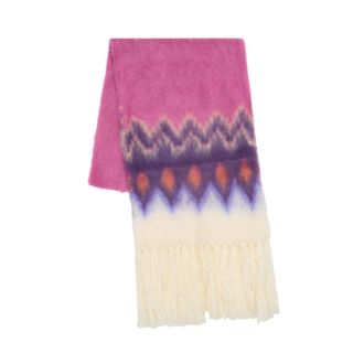 Isabel Marant Amanie Scarf - female - Isabel Marant - Winter Scarves - Pink - ONE SIZE - Accessories