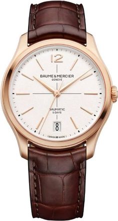 Baume & Mercier Clifton Automatic Silver Dial Mens Watch 10802