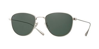 Eyevan 7285 Marti S/G15 Mens Sunglasses Silver Size 52