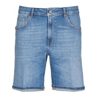 Dondup Denim Shorts with Hidden Zipper