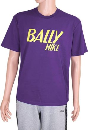 Bally Mens Hike Logo T-Shirt In Admiral Blue