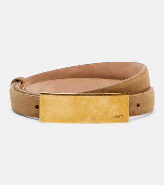 Khaite Cintura Berlin in suede