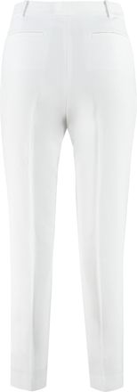 Michael Michael Kors Womens White Crepe Lined Trousers Trouser Suits