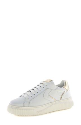 Voile Blanche Lipari Piped Sneaker in White Platinum at Nordstrom, Size 10Us