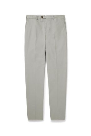 Brunello Cucinelli Slim-Fit Cotton-Gabardine Trousers