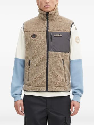 Napapijri Gilet Yupik V con zip - Toni neutri