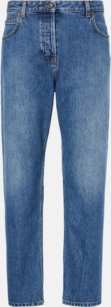 The Row Riaco mid-rise straight jeans