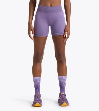 Diadora Stratouno Shorter In Violet Grape Compote