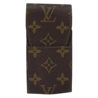 Louis Vuitton Pre-owned Accessories, unisex, Brown, Size: ONE SIZE Pre-owned Etui Cigarette Case