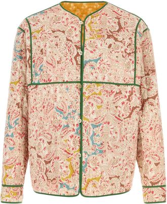 Valentino Garavani Mens Embroidered Linen Shirt - Ivory - Size Medium