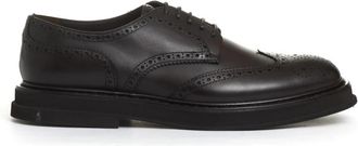 Doucal's Stringata - Heren - Nette schoenen - Bruin - 40 EU - Leer - Schoenen