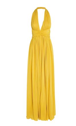 Giambattista Valli Tulle Halterneck Maxi Dres Size S