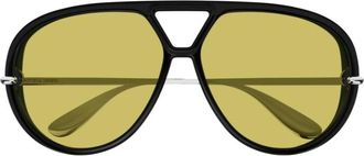 Bottega Veneta BV1274s Aviator Zonnebril - unisex - Zonnebrillen - Zwart - ONE Size - Accessoires