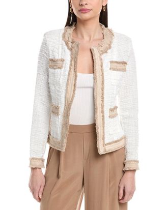 L'agence Lagence Agnes Tweed Denim Jacket