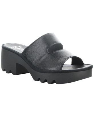 FLY London Tech Leather Sandal