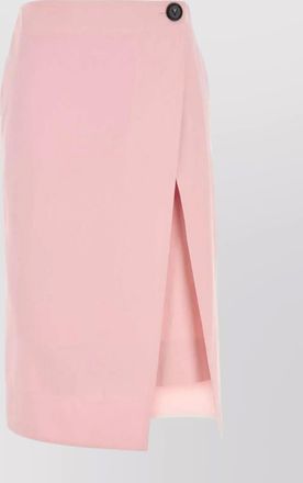 Bottega Veneta cotton twill wrap skirt
