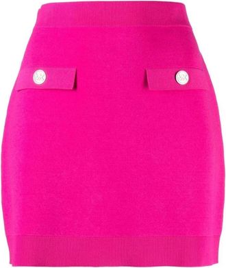 Michael Kors Roze Eco Mini Rok met Zak - Dames - Korte rokken - Roze - S - Kasjmier - Rokken